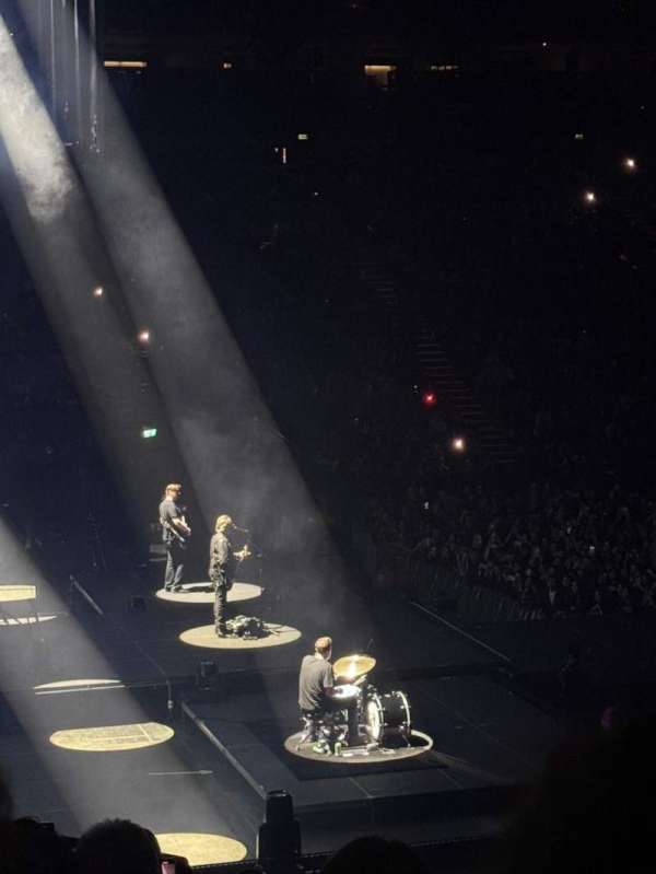 The O2, London, section: 118, row: W, seat: 535