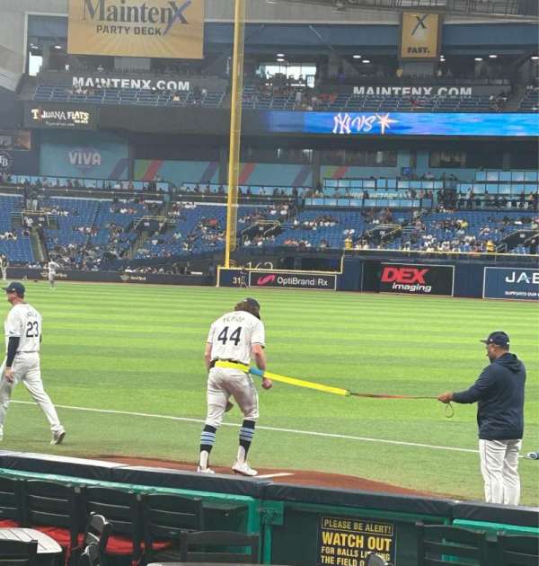 Tropicana Field, section: 132, row: 11, seat: 9
