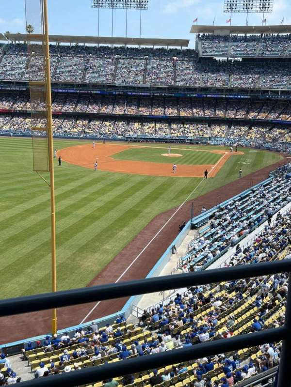 Dodger Stadium, section: 255 Club, row: B, seat: 3