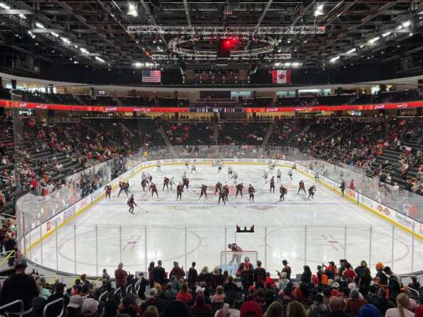 Acrisure Arena, section: 114, row: X, seat: 9