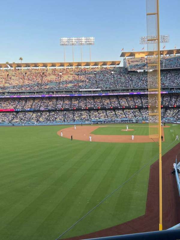 Dodger Stadium, section: 261 Club, row: B, seat: 3