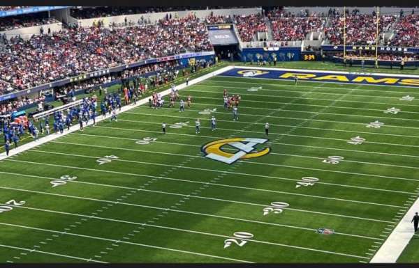 SoFi Stadium, section: 313, row: 8, seat: 21