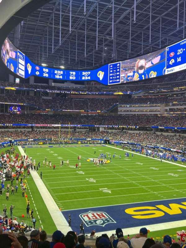 SoFi Stadium, section: 229, row: 8, seat: 8