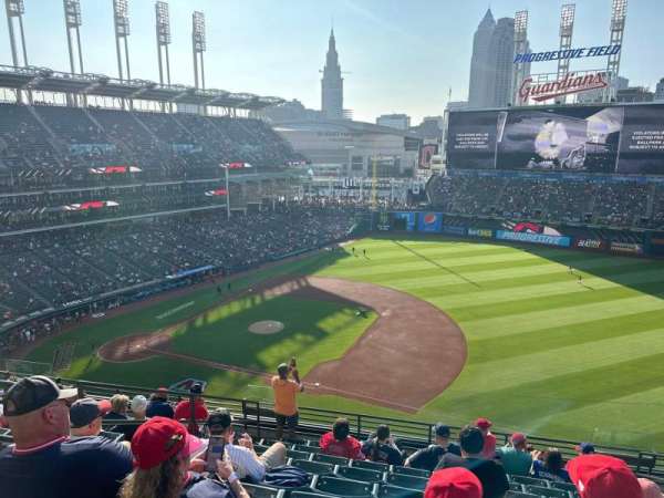 Progressive Field, section: 537, row: D, seat: 13
