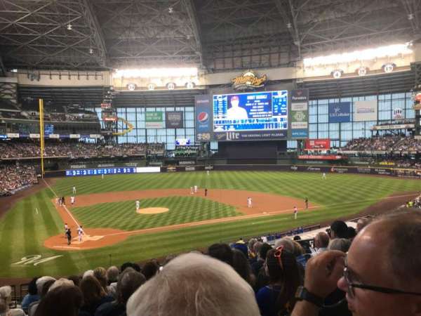 American Family Field, section: 216, row: 9, seat: 8