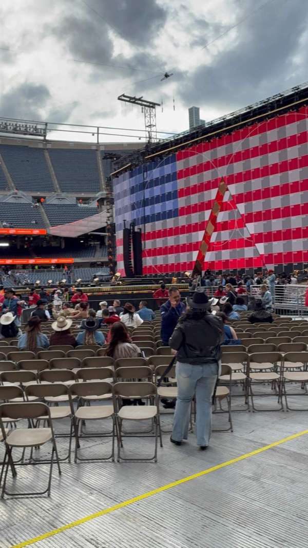 Soldier Field, section: F1, row: 16, seat: 1