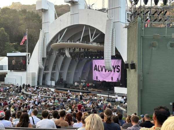 Hollywood Bowl, section: D, row: 17, seat: 40