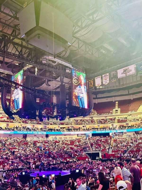 Casey's Center, section: 118, row: P, seat: 9