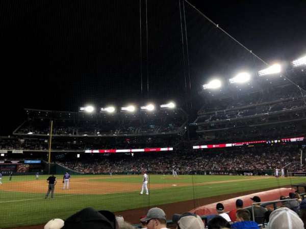 Nationals Park, section: 113, row: G