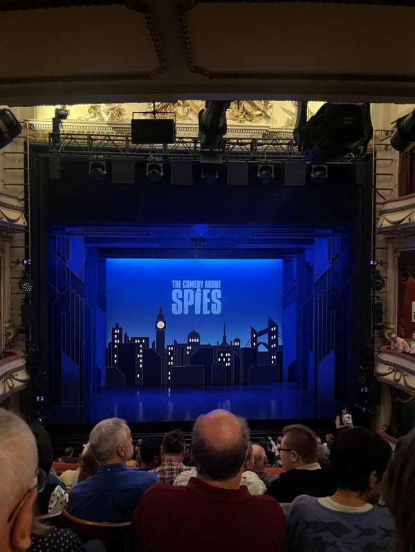 Noël Coward Theatre, section: Royal Circle, row: F, seat: 17