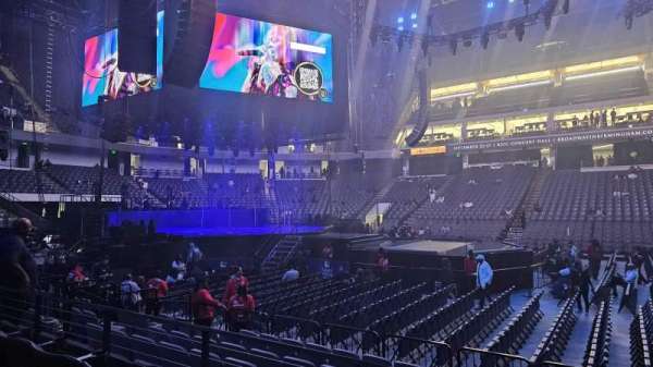 Legacy Arena, section: 114, row: H, seat: 5