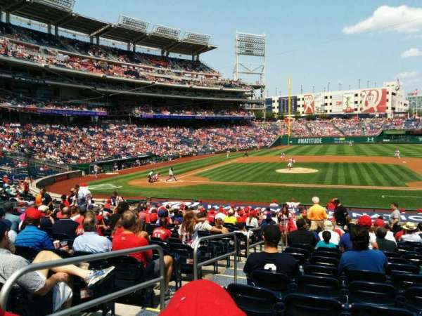 Nationals Park, section: 129, row: cc, seat: 26