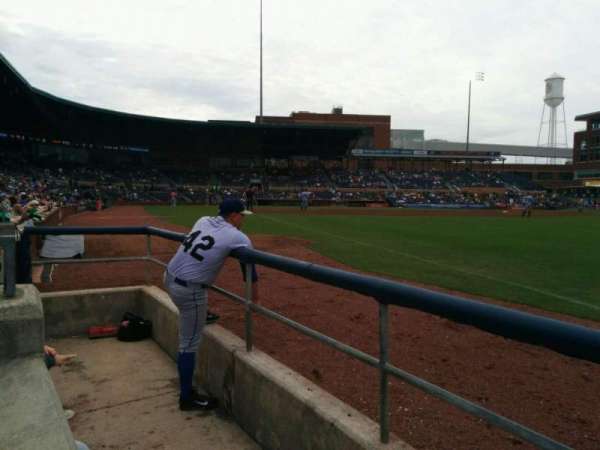Durham Bulls Athletic Park, section: 120, row: a, seat: 22