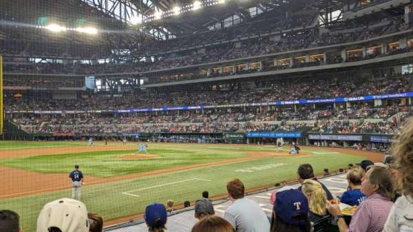 Globe Life Field, section: 7, row: 6, seat: 4