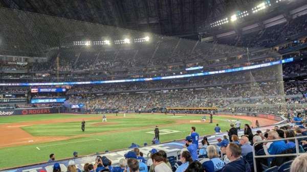 Rogers Centre, section: 33, row: 10, seat: 8