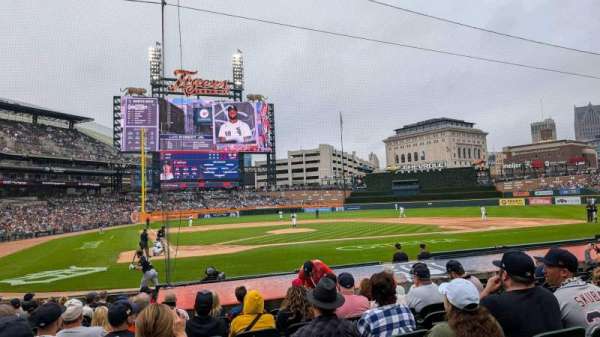 Comerica Park, section: 124, row: 16, seat: 9