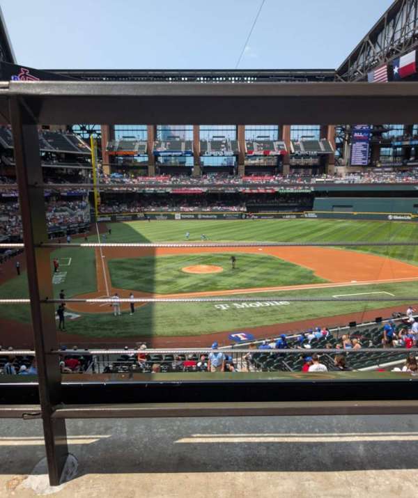 Globe Life Field, section: 117, row: 1, seat: 9