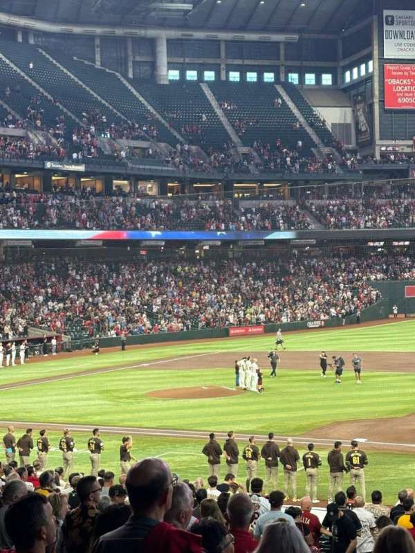 Chase Field, section: 114, row: 31, seat: 21