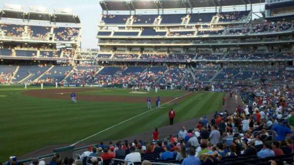 Nationals Park, section: 108, row: Z, seat: 7