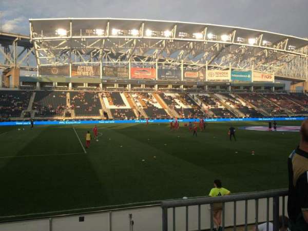 Subaru Park, section: 111, row: F, seat: 2