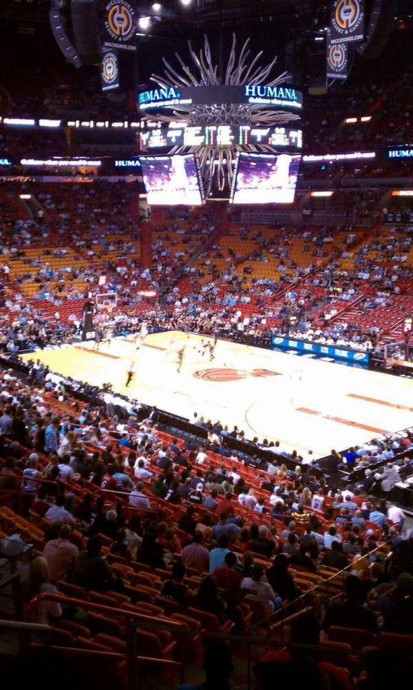 Kaseya Center, section: 115, row: 33, seat: 14