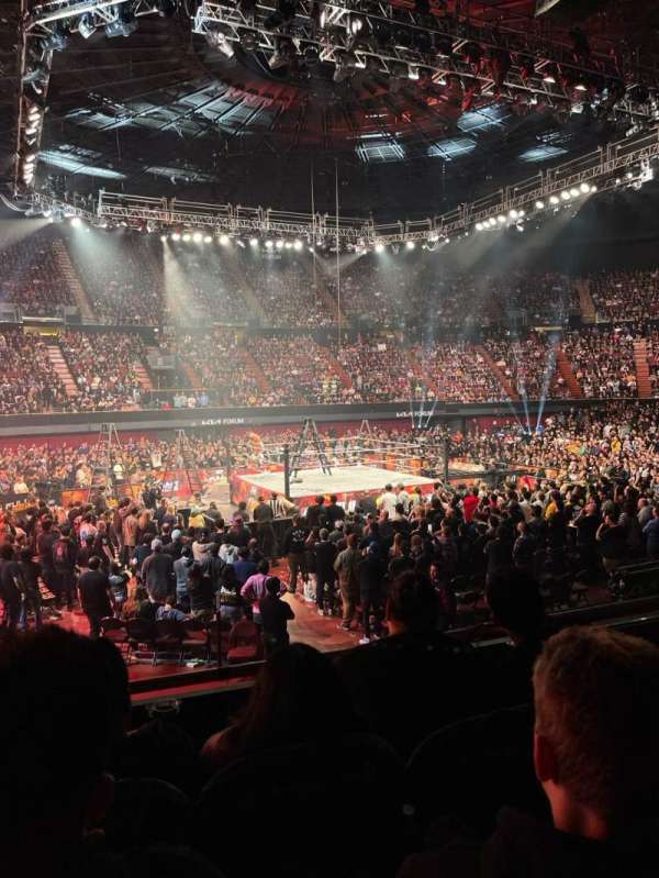 Kia Forum, section: 126, row: 3, seat: 1
