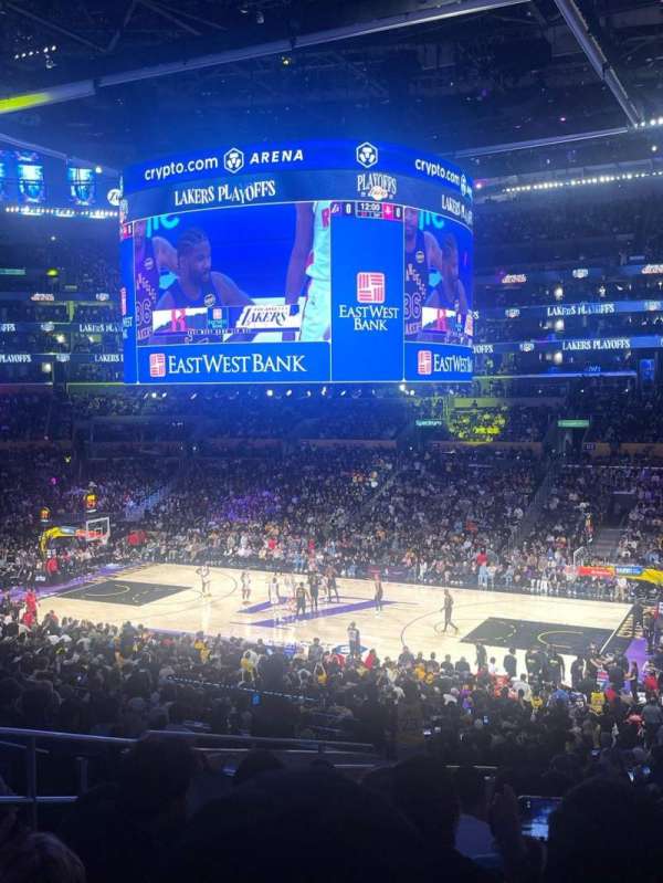 Crypto.com Arena, section: PR3, row: 12, seat: 15