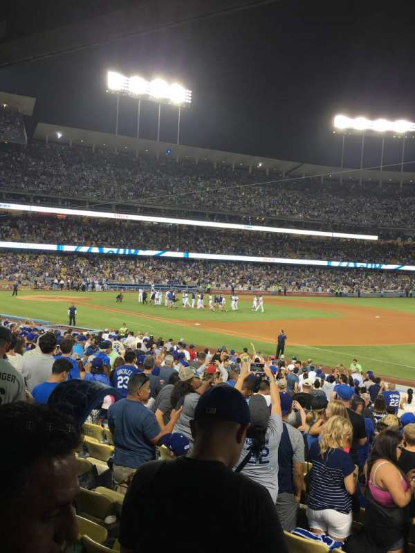 Dodger Stadium, section: 34FD, row: U, seat: 4