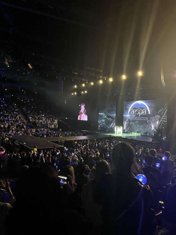 The O2, London, section: 111, row: L, seat: 352