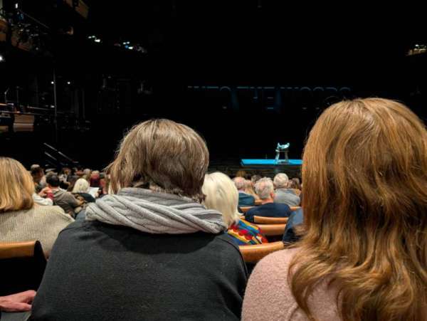 Bridge Theatre, section: Stalls, row: M, seat: 21