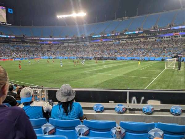 Bank of America Stadium, section: 106, row: 9, seat: 15