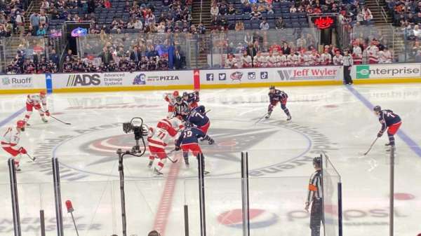 Nationwide Arena, section: 114, row: Q, seat: 17-18