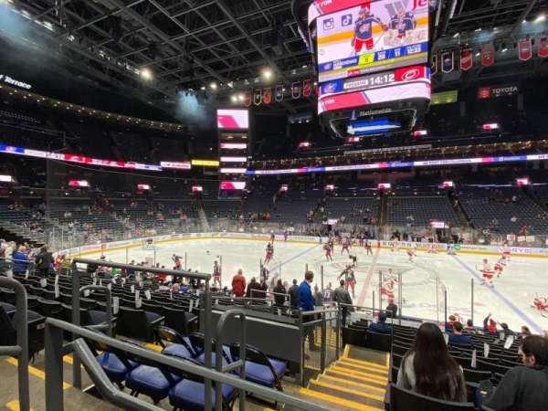 Nationwide Arena, section: 114, row: Q, seat: 17-18