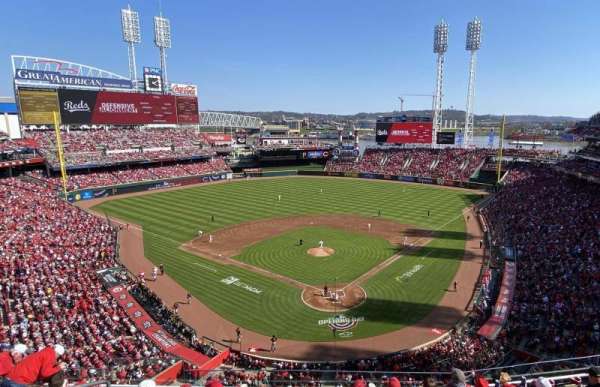 Great American Ball Park, section: 423, row: F, seat: 9