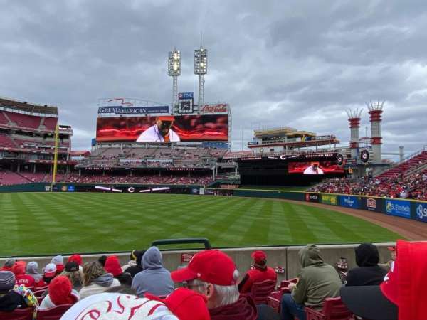 Great American Ball Park, section: 136, row: S, seat: 2