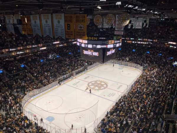 TD Garden, section: Rafter 30, row: A, seat: 1