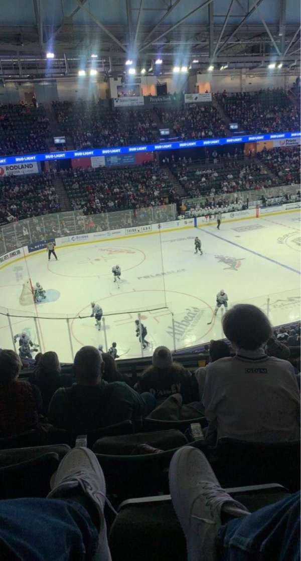 Angel of the Winds Arena, section: 206c, row: 5, seat: 16