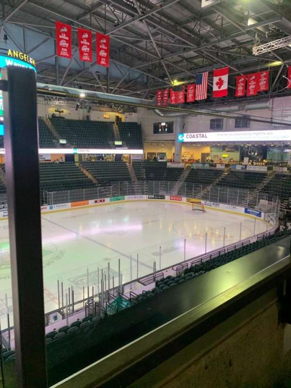 Angel of the Winds Arena, section: 207, row: 1, seat: 1