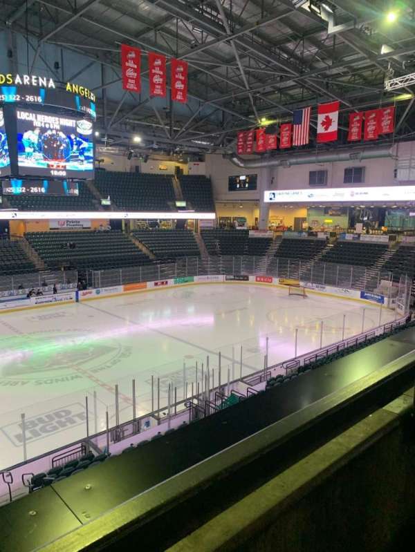 Angel of the Winds Arena, section: 207, row: 1, seat: 7