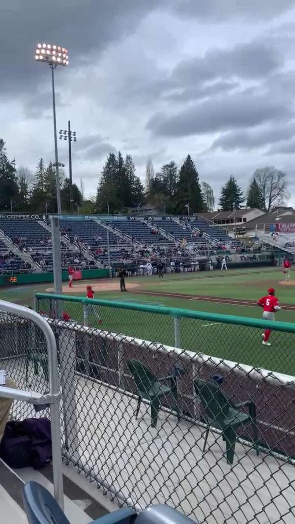 Everett Memorial Stadium, section: A, row: 5, seat: 6