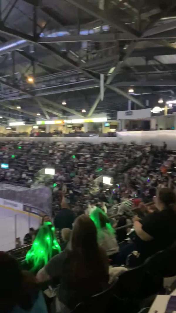 Accesso ShoWare Center, section: 119, row: 18, seat: 9