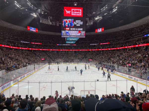 Ball Arena, section: 114, row: 13, seat: 6