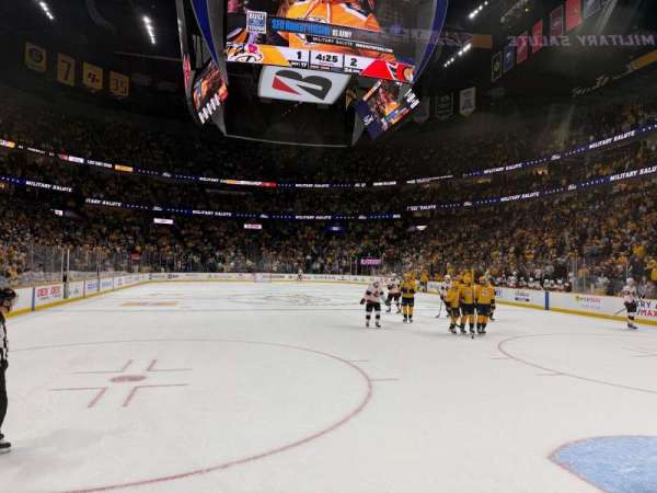 Bridgestone Arena, section: 110, row: CC, seat: 10