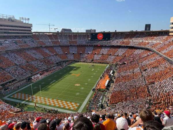 Neyland Stadium, row: 28, seat: 25