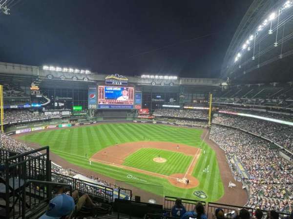 American Family Field, section: 425, row: 10, seat: 13