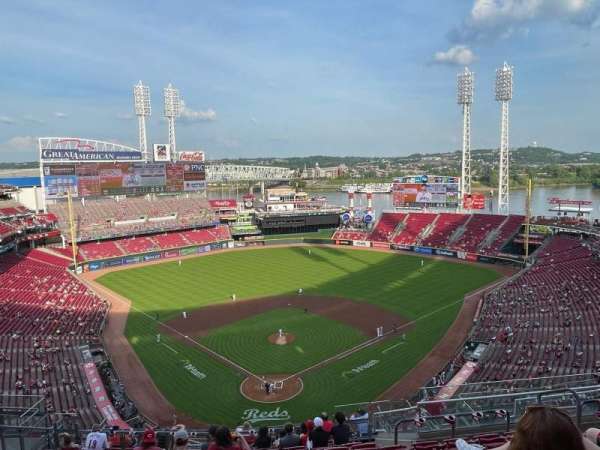 Great American Ball Park, section: 524, row: M, seat: 9