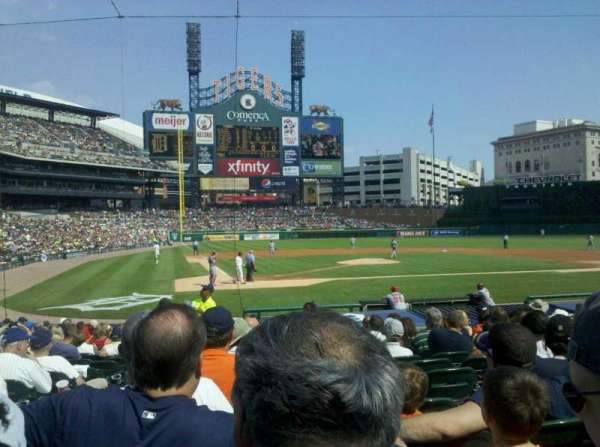 Comerica Park, section: 124, row: 19, seat: 12