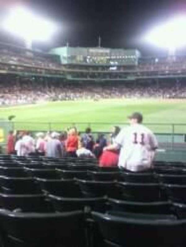 Fenway Park, section: Bleacher 42, row: 8
