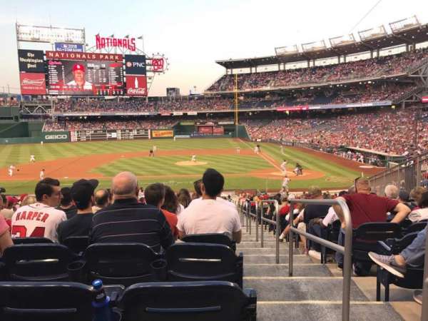 Nationals Park, section: 117, row: KK, seat: 1