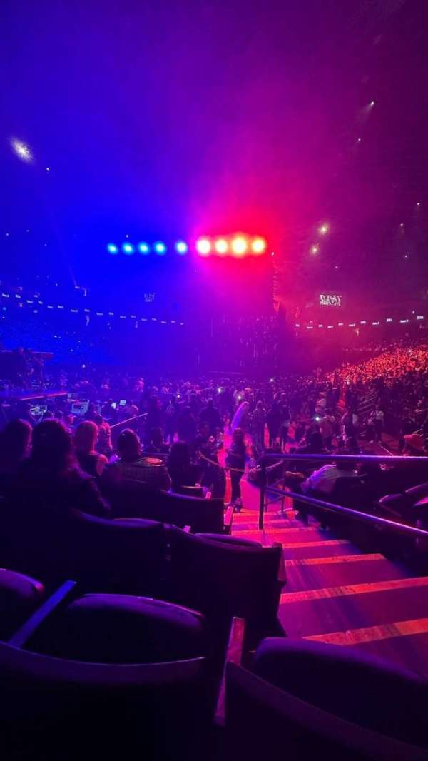 Oakland Arena, section: 107, row: 3, seat: 3